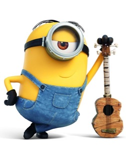 Mignion et son ukulele